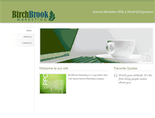 Tablet Screenshot of birchbrookmarketing.com